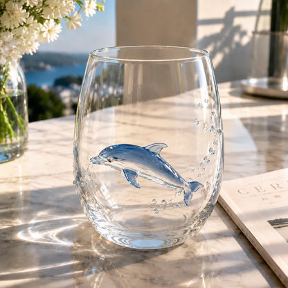 Distinctive Artisanal Blue Ringed Octopus Glassware for Everyday Wear
