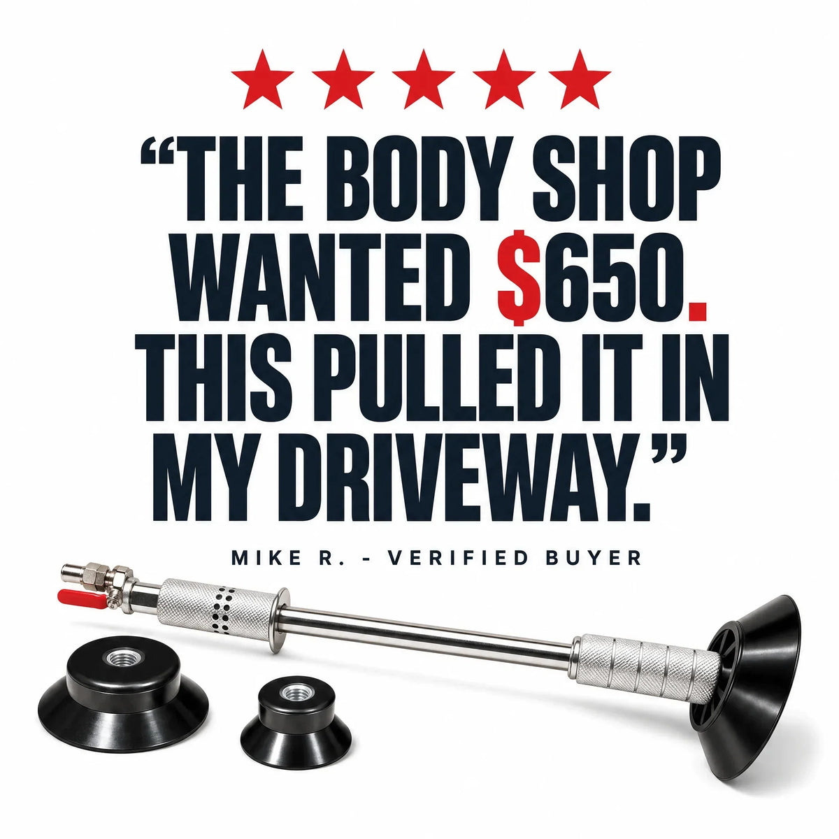 Workshop-Ready Auto Body Dent Repair Suction Cup