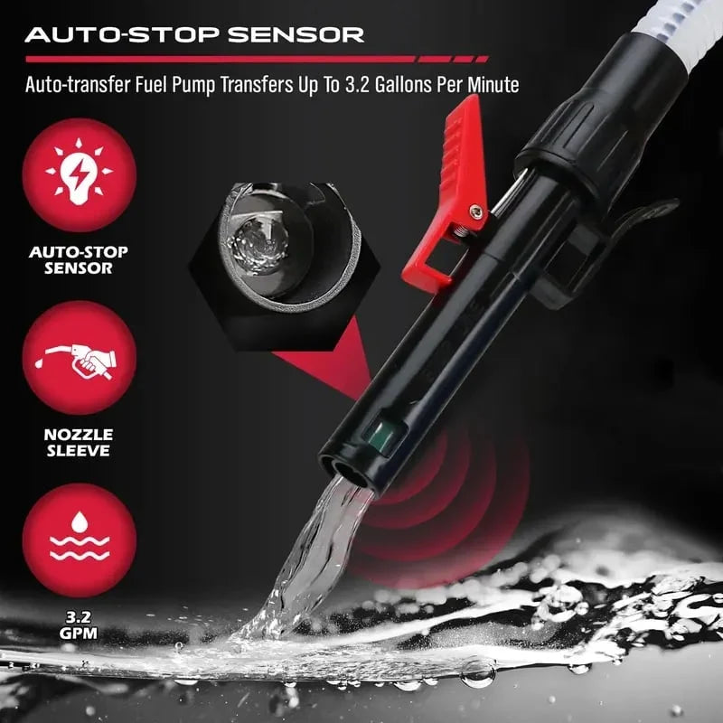 Purpose-Built Automatic Transfer Pump Powered - Auto-Stop Sensor, 3.2