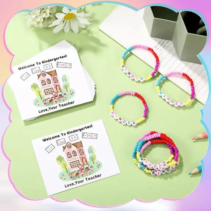 Vehicle-Ready Back to School Friendship Bracelets Set -Include Our