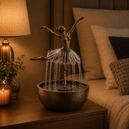 Purpose-Built Elegant Ballerina Waterfall Fountain for Everyday Use