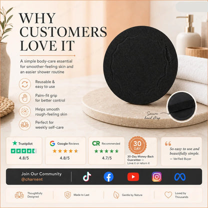 Easy-Care 2-Pack Scrub Bath Pads – Gently exfoliate, unclog pores