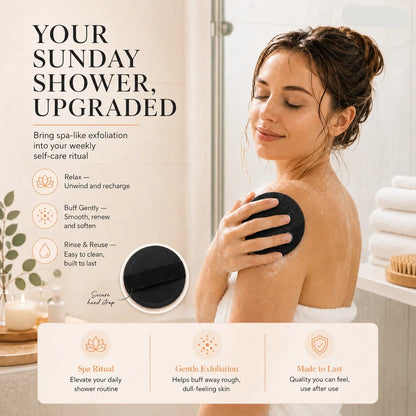 Easy-Care 2-Pack Scrub Bath Pads – Gently exfoliate, unclog pores