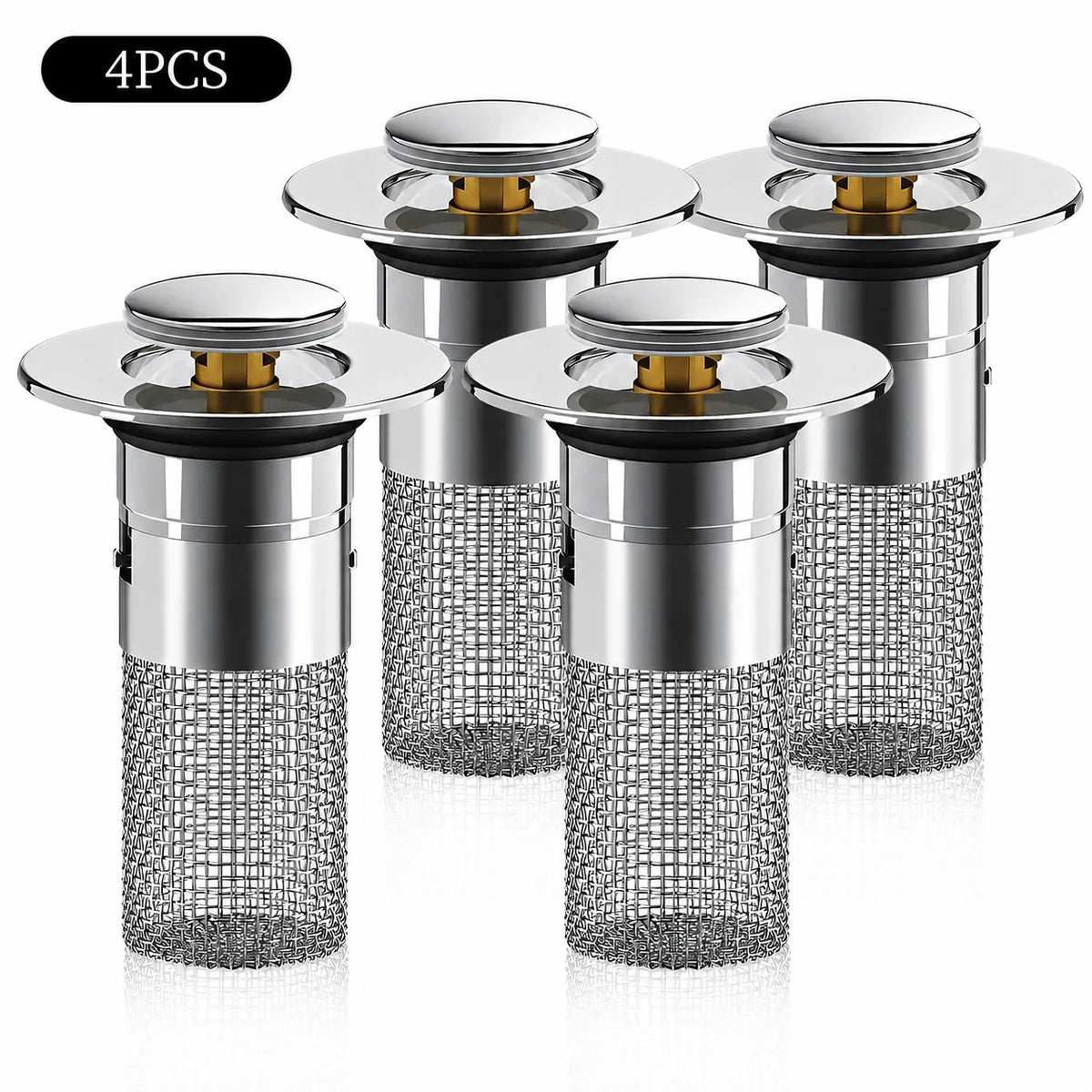 Easy-Care Universal Pop-Up Sink Drain Filter for Routine Upkeep