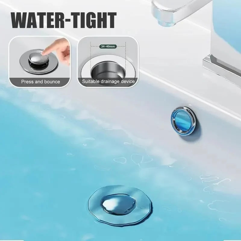 Easy-Care Universal Pop-Up Sink Drain Filter for Routine Upkeep
