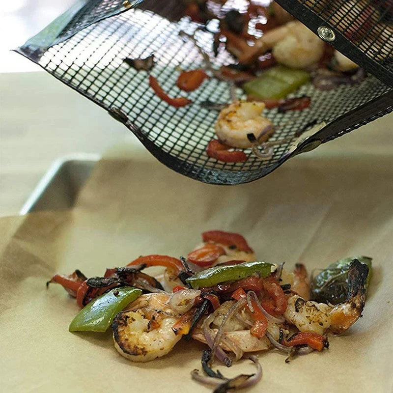 Reusable Non-Stick BBQ Grill Mesh Bag