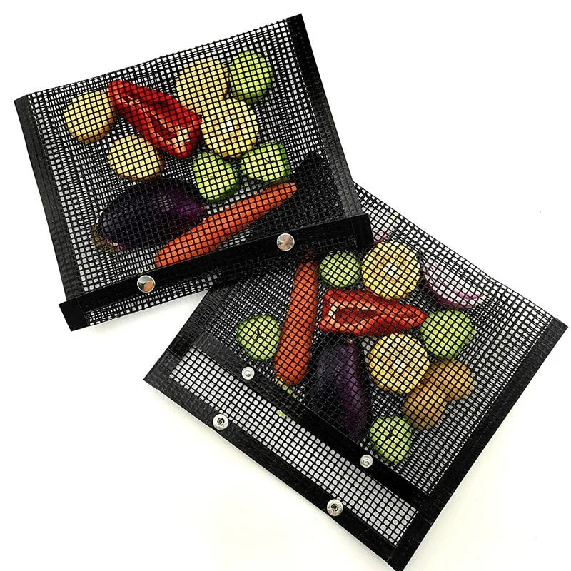 Reusable Non-Stick BBQ Grill Mesh Bag