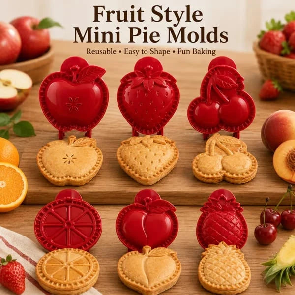 Purpose-Built Beginner-Friendly Mini Hand Pie Press Mold – 6 Fun