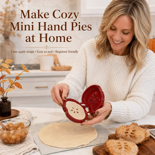 Purpose-Built Beginner-Friendly Mini Hand Pie Press Mold – 6 Fun
