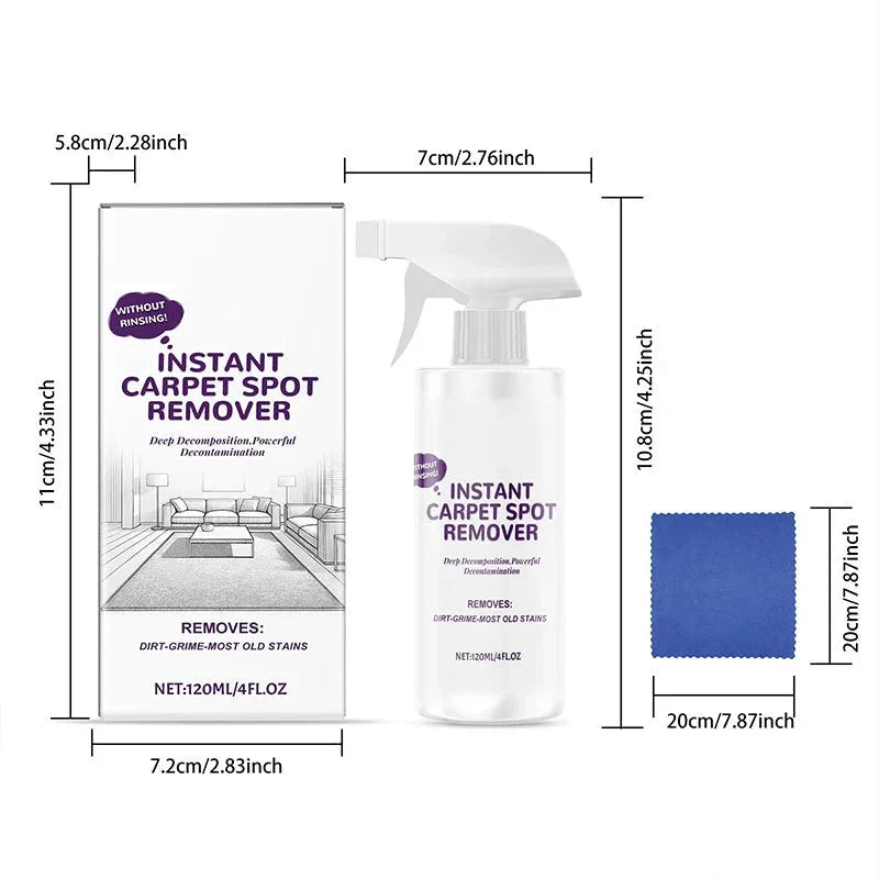 Vehicle-Ready Powerful Carpet Stain Remover – No harsh fumes