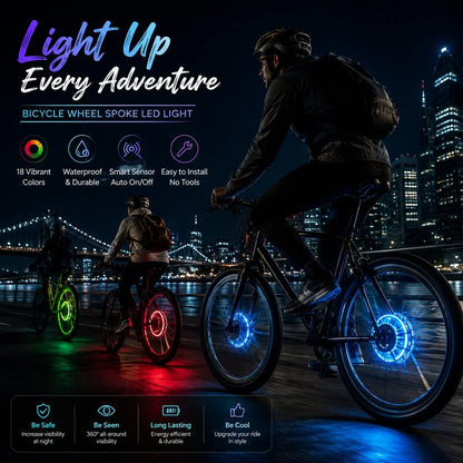 Decorative Bicycle Wheel Spoke LED Light for Focused Lighting