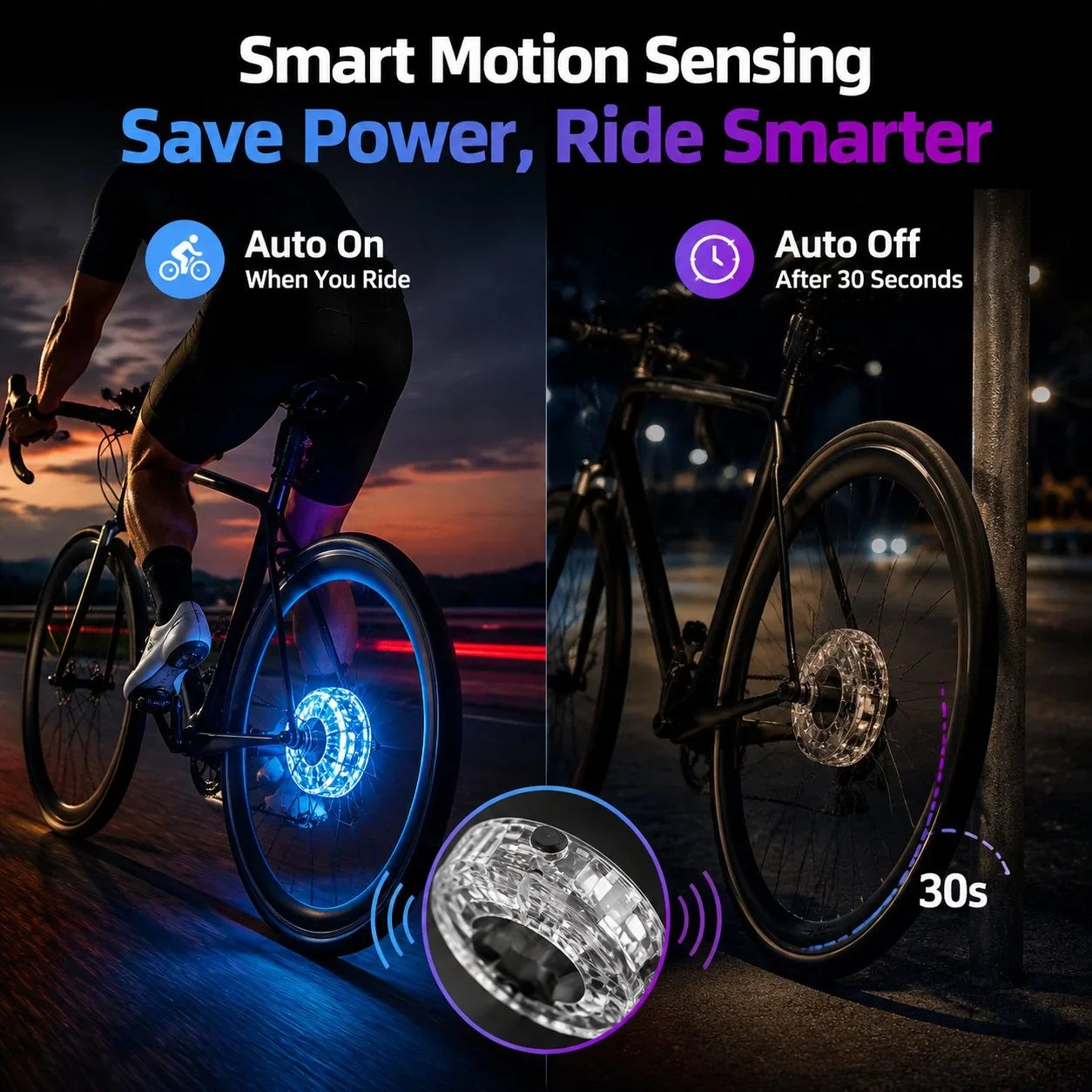 Decorative Bicycle Wheel Spoke LED Light for Focused Lighting