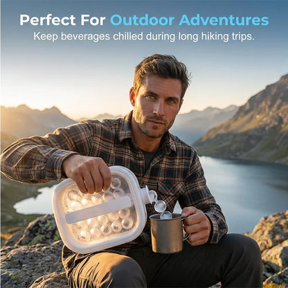Practical Portable Silicone Ice Ball Maker Kettle for Kitchen Prep