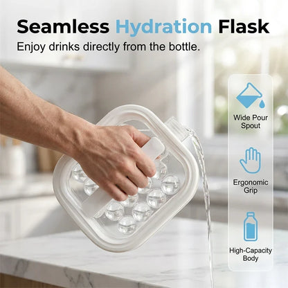 Practical Portable Silicone Ice Ball Maker Kettle for Kitchen Prep