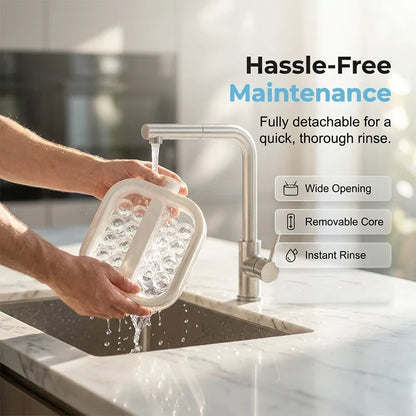 Practical Portable Silicone Ice Ball Maker Kettle for Kitchen Prep