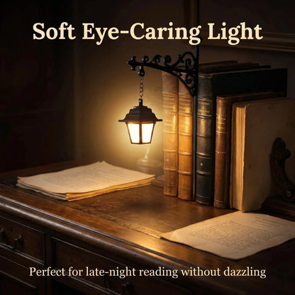 Decorative Library Lantern for Bookshelf Accent Lighting