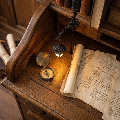 Decorative Library Lantern for Bookshelf Accent Lighting