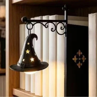 Decorative Library Lantern for Bookshelf Accent Lighting