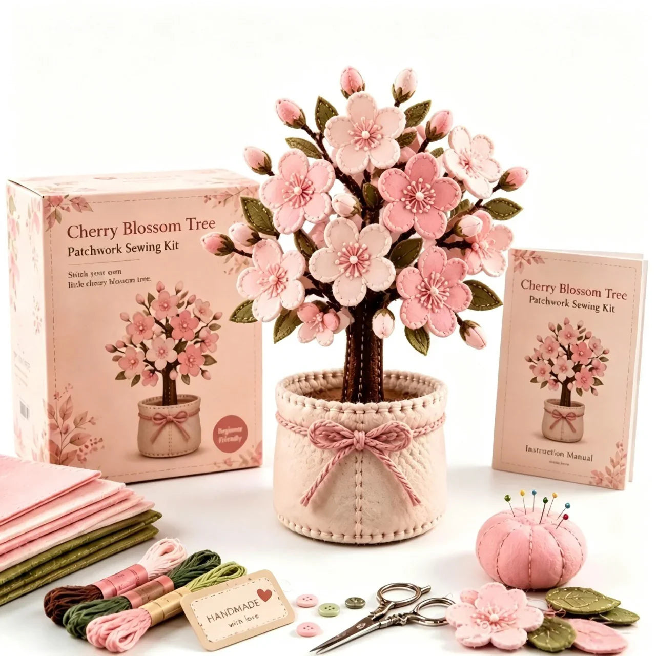 Hands-On Botanical Patchwork Felt DIY Kit Series for Creative Play