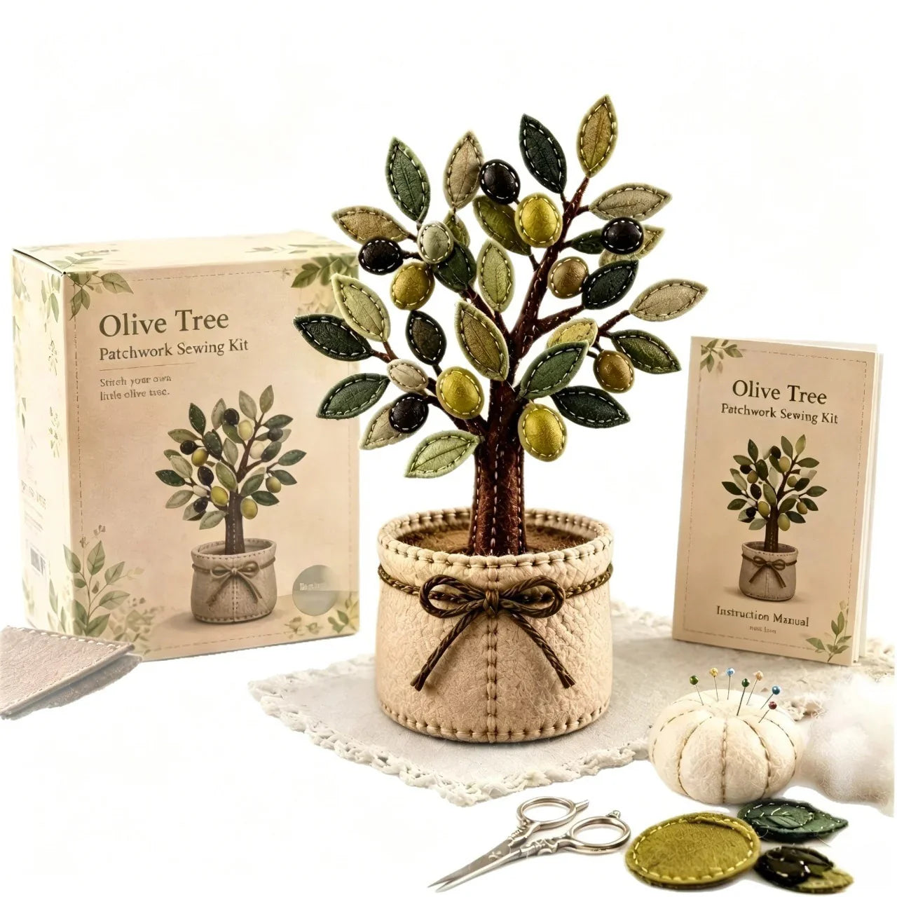Hands-On Botanical Patchwork Felt DIY Kit Series for Creative Play