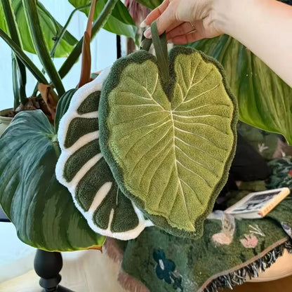 Purpose-Built Botanical Leaf Microfiber Hand Towel for Everyday Use