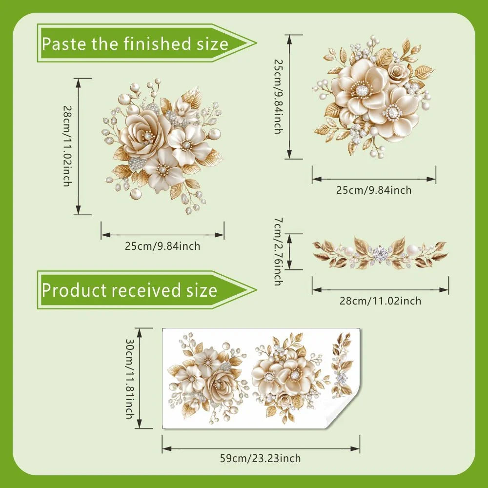 Purpose-Built Botanical Toilet Seat Sticker - Removable Green Leaf