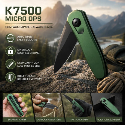 Purpose-Built K7500 "Micro-Ops" Compact Tactical Auto for Everyday Use