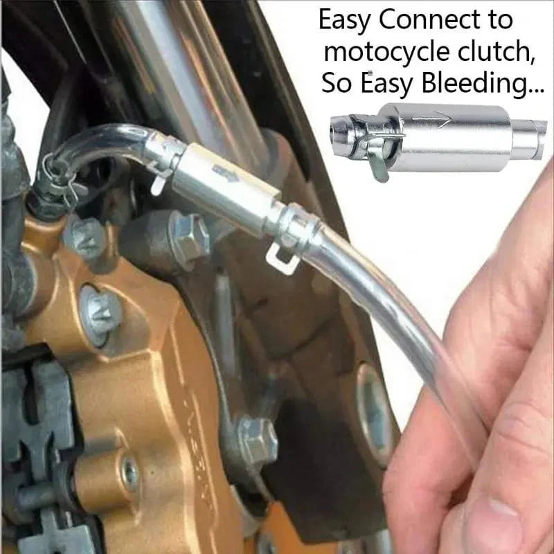 One-Way Brake Bleeder Hose and Dual Check-Valve Kit