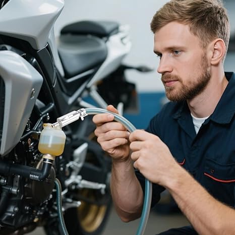 One-Way Brake Bleeder Hose and Dual Check-Valve Kit