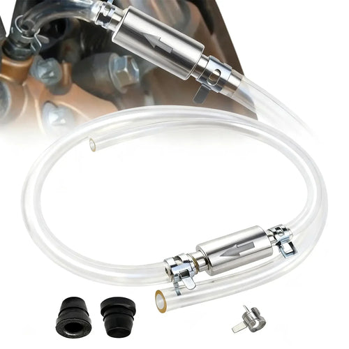 One-Way Brake Bleeder Hose and Dual Check-Valve Kit