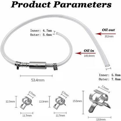 One-Way Brake Bleeder Hose and Dual Check-Valve Kit