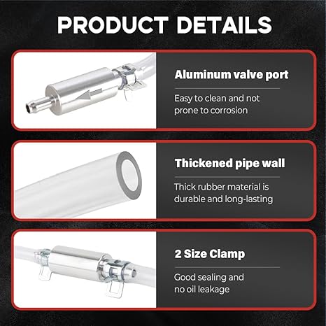 One-Way Brake Bleeder Hose and Dual Check-Valve Kit
