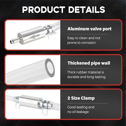 One-Way Brake Bleeder Hose and Dual Check-Valve Kit