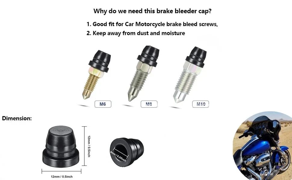 One-Way Brake Bleeder Hose and Dual Check-Valve Kit