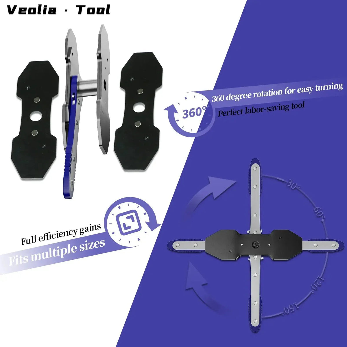 Workshop-Ready Brake Caliper Piston Press Tool for Single, Dual &