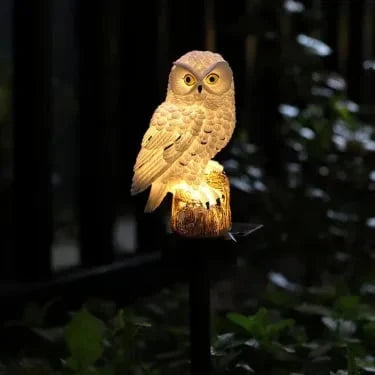 Outdoor Waterproof Solar Owl Light – LED Pathway Light for Lawn