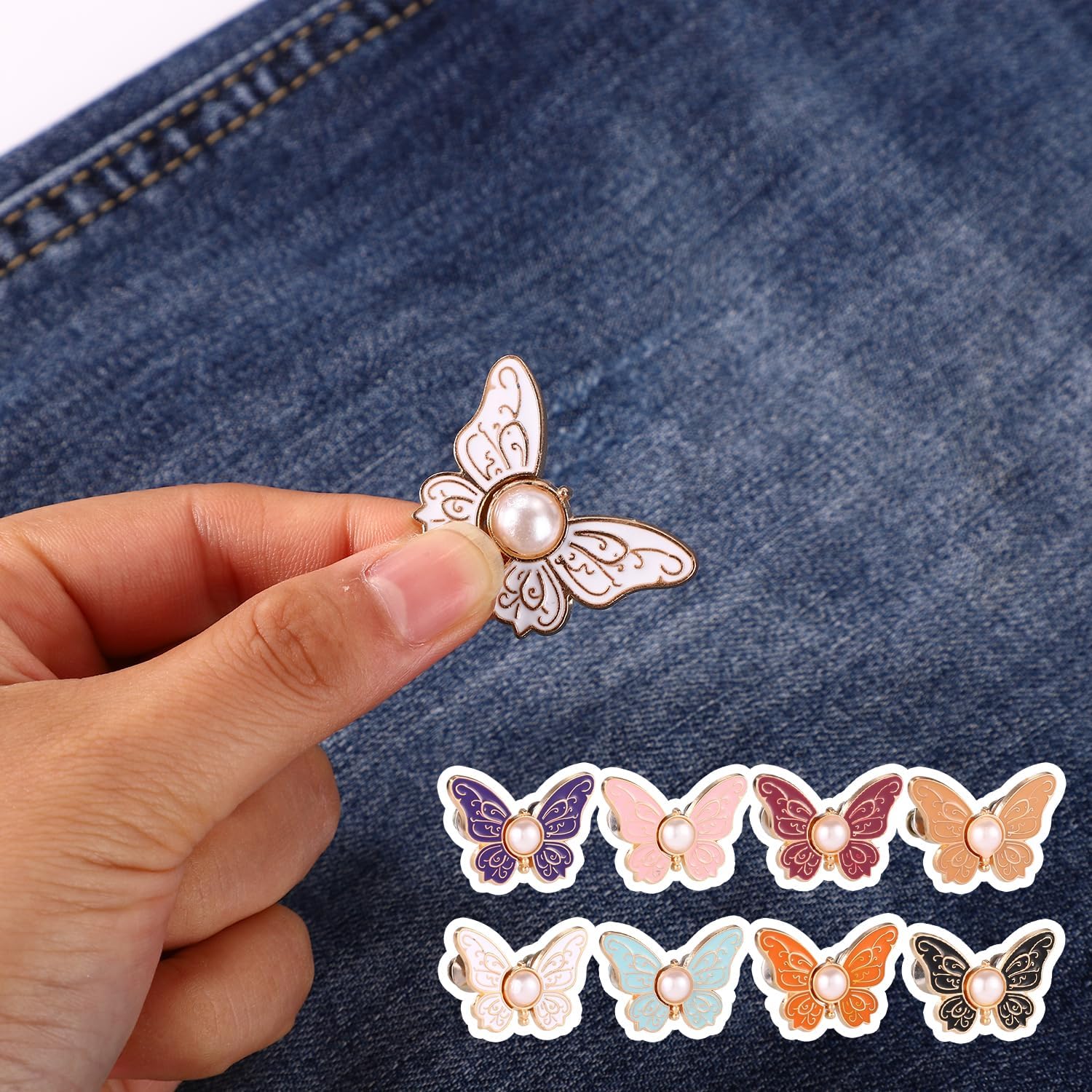Purpose-Built 8PCS Butterfly Waist Tighteners Perfect Fit in Seconds