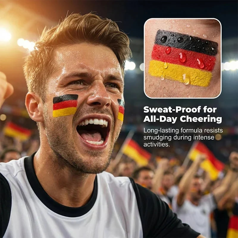 Instant Flag Face Paint Stick for Game Day & Events