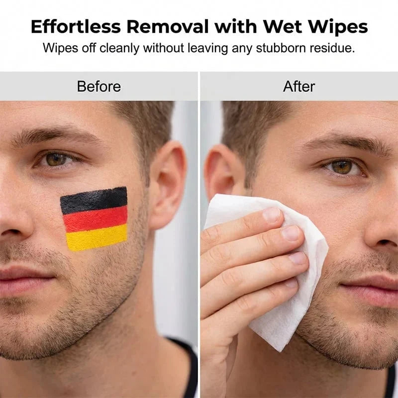 Instant Flag Face Paint Stick for Game Day & Events