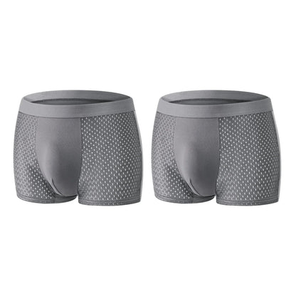Men’s Leakproof Ice-Silk Mesh Boxer Briefs