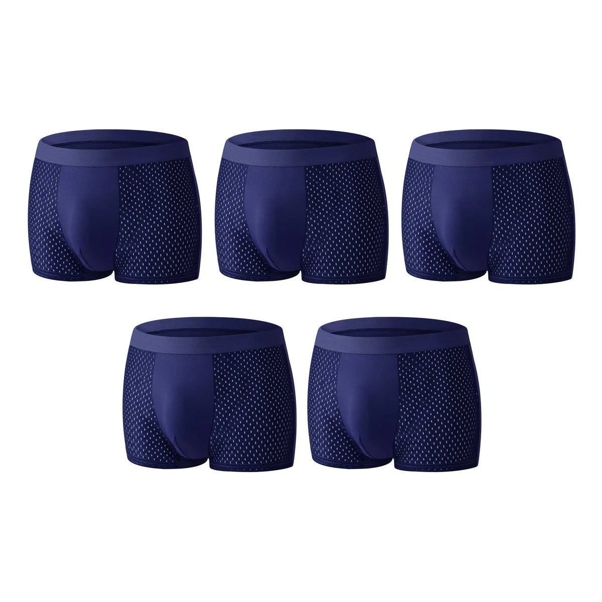 Men’s Leakproof Ice-Silk Mesh Boxer Briefs
