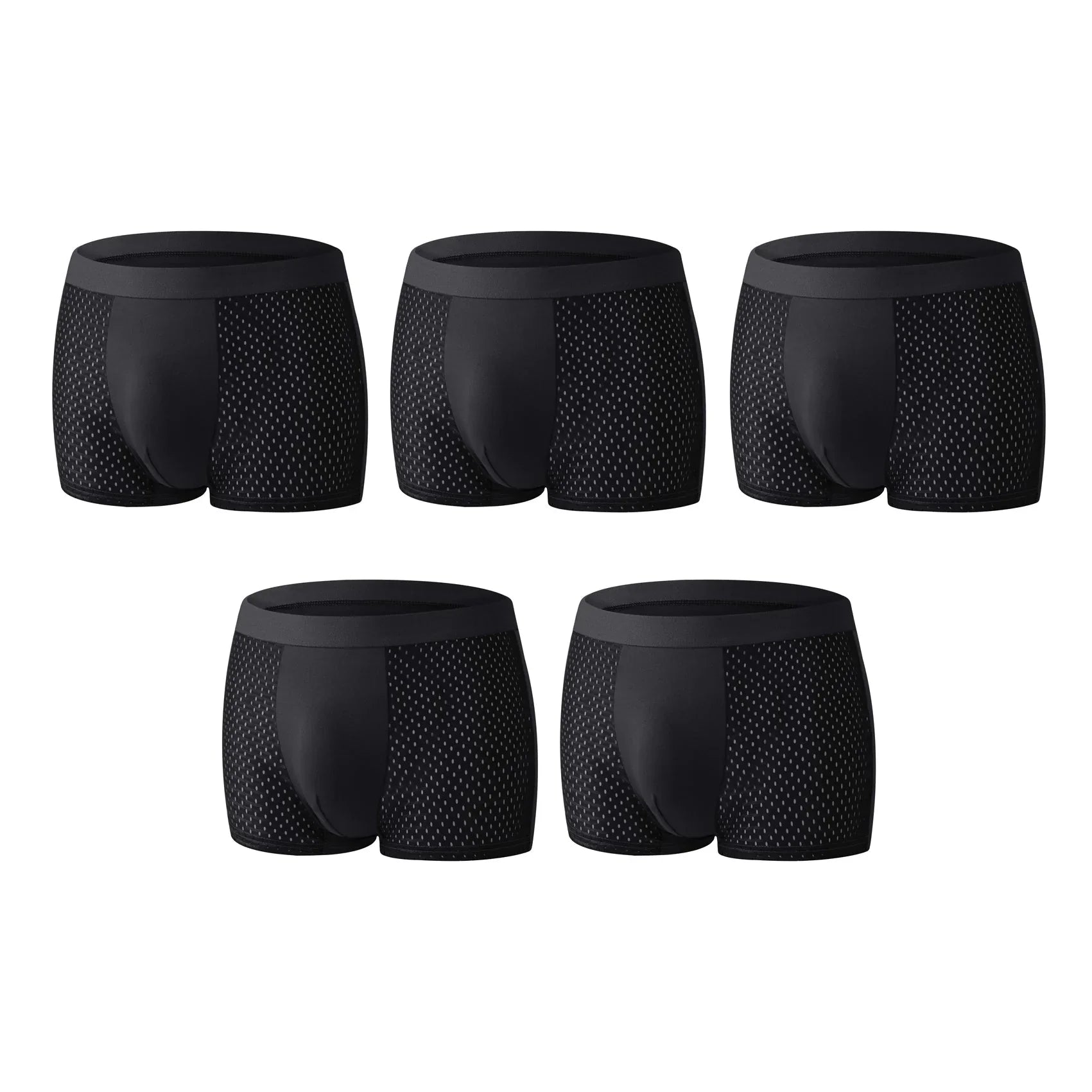Men’s Leakproof Ice-Silk Mesh Boxer Briefs