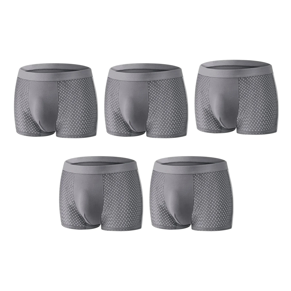 Men’s Leakproof Ice-Silk Mesh Boxer Briefs