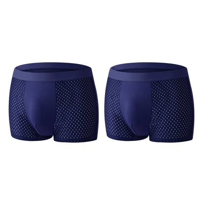 Men’s Leakproof Ice-Silk Mesh Boxer Briefs