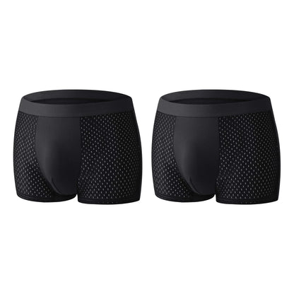 Men’s Leakproof Ice-Silk Mesh Boxer Briefs