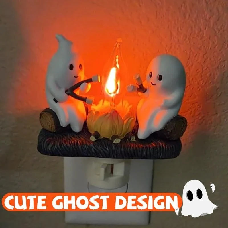 Decorative Ghosts Campfire Night Light for Focused Lighting