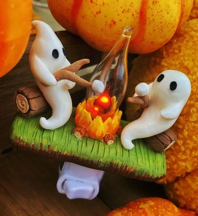 Decorative Ghosts Campfire Night Light for Focused Lighting
