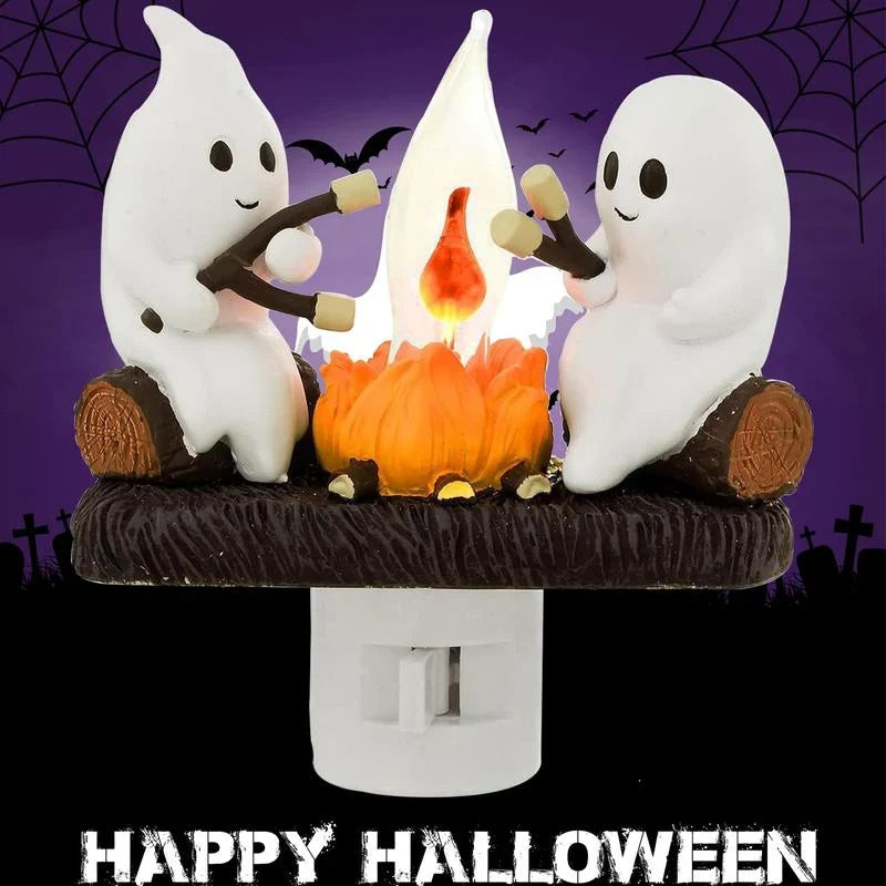 Decorative Ghosts Campfire Night Light for Focused Lighting