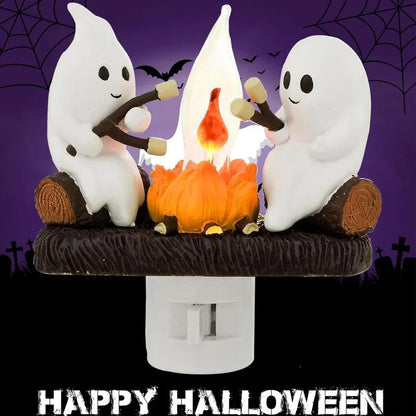 Decorative Ghosts Campfire Night Light for Focused Lighting
