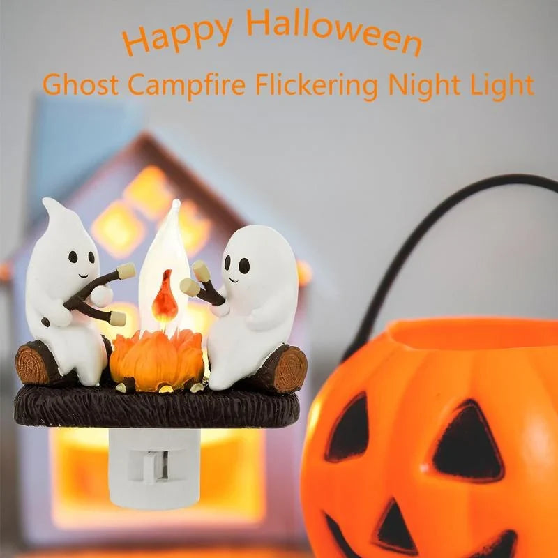 Decorative Ghosts Campfire Night Light for Focused Lighting